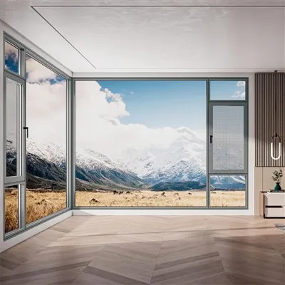 घरों के लिए टिकाऊ एल्यूमिनियम मच्छर खिड़की